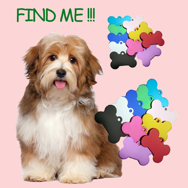 38MM Dog Brand Bone Pet Identity Card